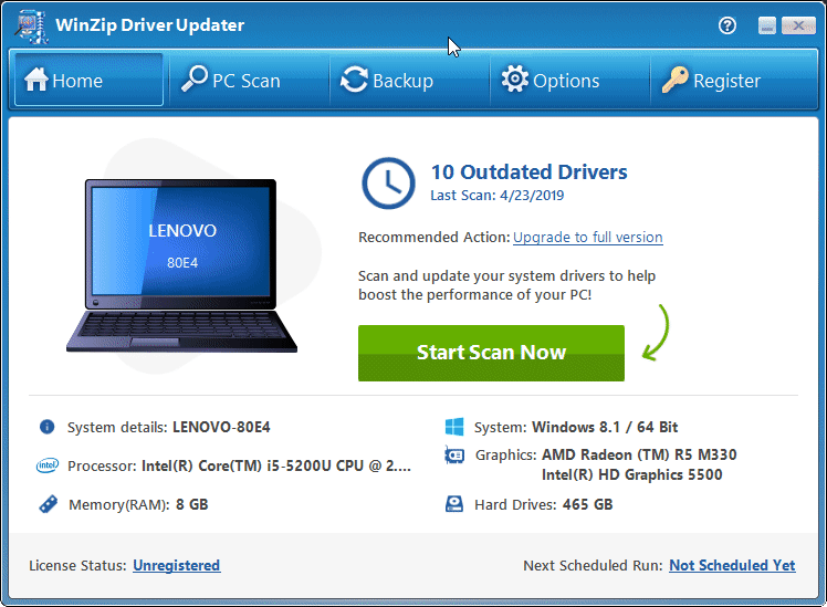 activate driver updater license key