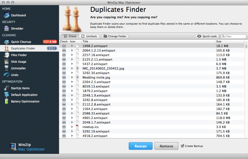 mac os 10.7 duplicate file finder remover